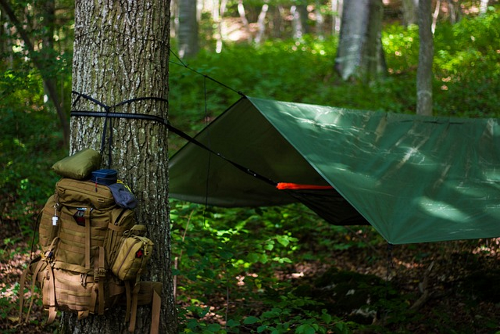 selbstgemachte Campingausrüstung